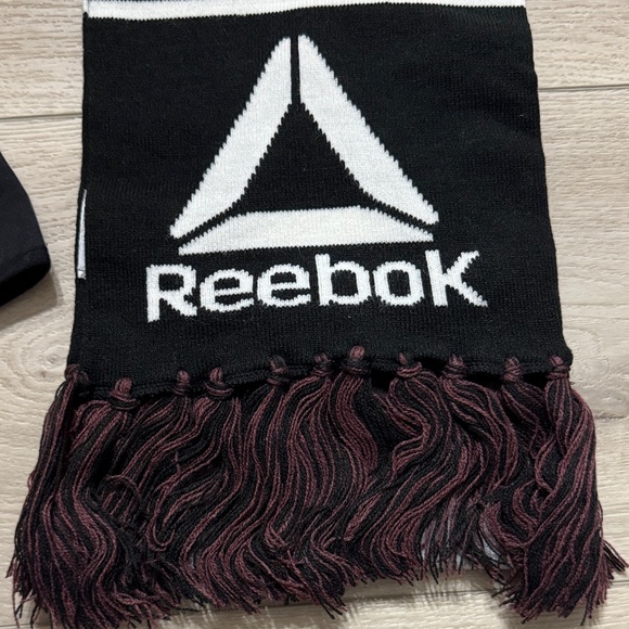 NWT- Reebok Black and Dark Red Winter Set - Picture 3 of 5